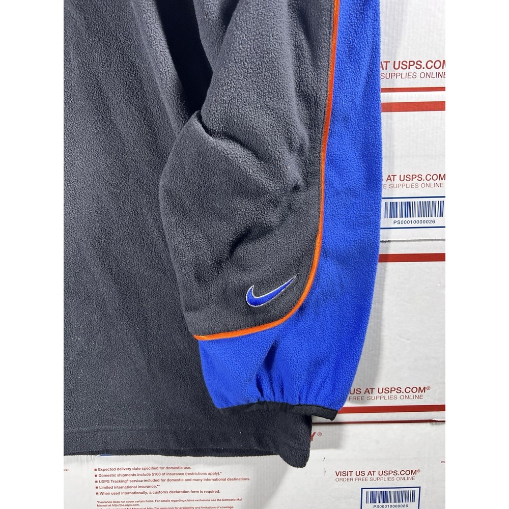 Vtg 90s Nike Florida Gators Fleece Sweatshirt Pullover Check Swoosh Logo Sz L - Picture 6 of 9